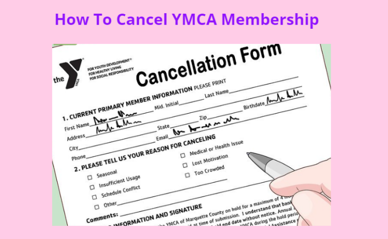 How To Cancel YMCA Membership.