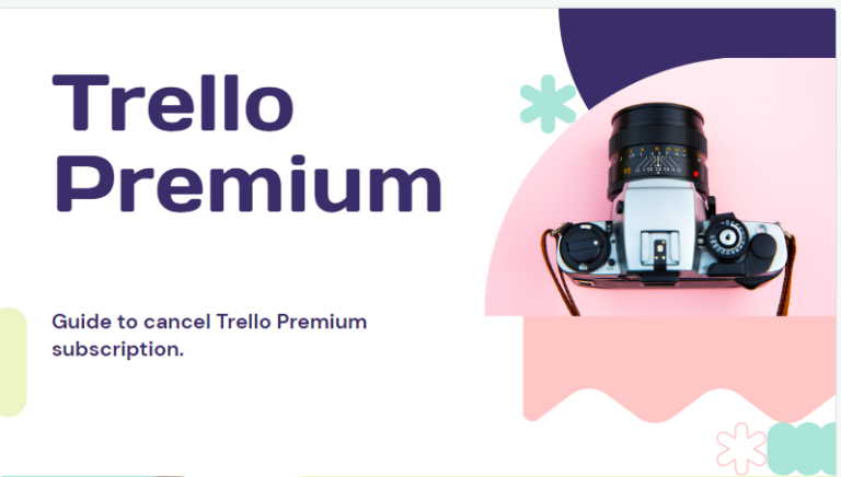 How to cancel Trello Premium.